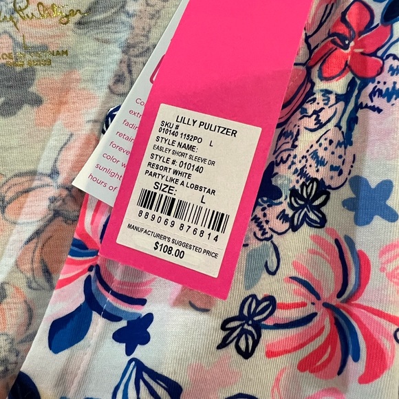 Lilly Pulitzer NWT Easley Dress Size L - Picture 2 of 2